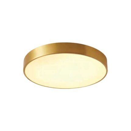 Đèn ốp trần bằng đồng ánh sáng 3 màu OD02