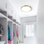 Đèn ốp trần bằng đồng ánh sáng 3 màu OD02