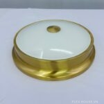 Đèn ốp trần bằng đồng dáng tròn 3 chế độ sáng OD10
