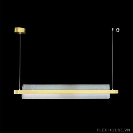 Đèn thả trần khung kim loại chao kính mờ chống chói TTK93