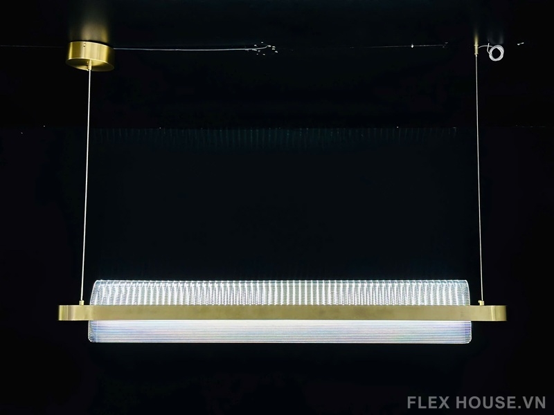 Đèn thả trần khung kim loại chao kính mờ chống chói TTK93 4 Đèn thả trần khung kim loại chao kính mờ chống chói TTK93