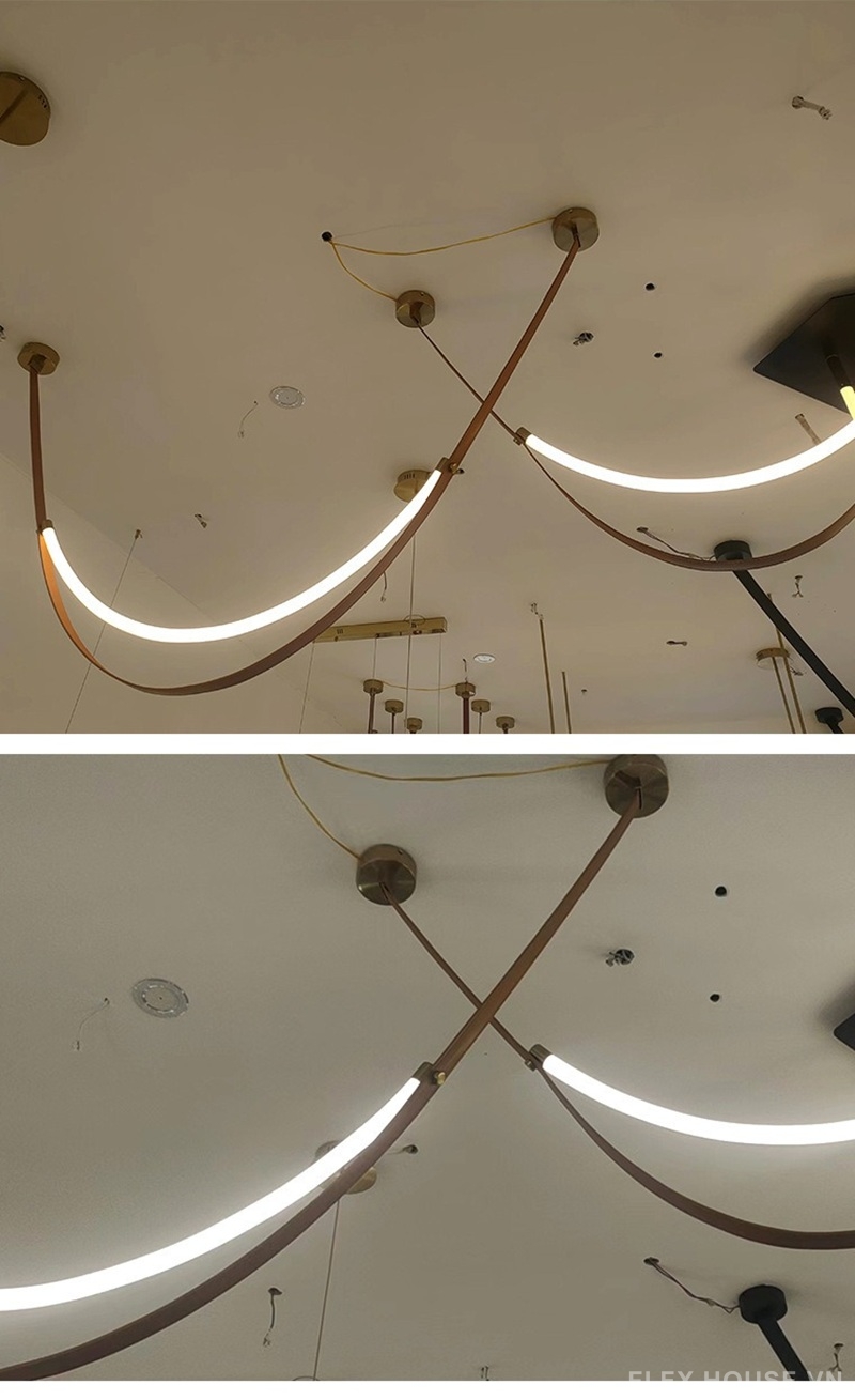 Đèn thả trần dây cong nghệ thuật Loft GGJ5898 6 Đèn thả trần dây cong nghệ thuật Loft GGJ5898