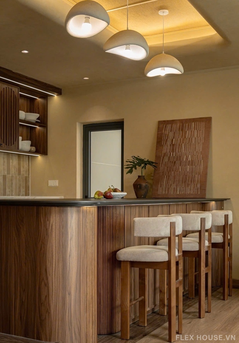 Đèn thả trần decor hình mũ Wabisabi mộc mạc THD85 3 Đèn thả trần decor hình mũ Wabisabi mộc mạc THD85