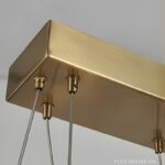 Đèn thả trần pha lê K9 đan vòng nghệ thuật THD7059N7