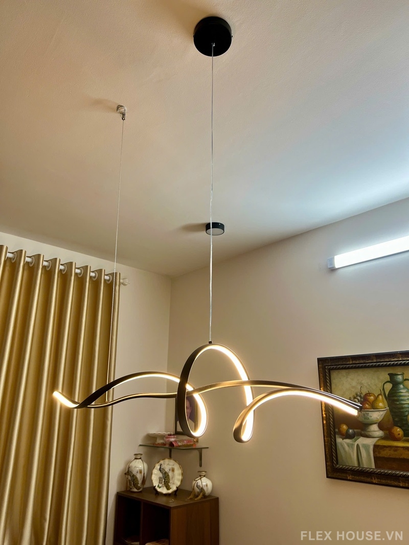 Đèn thả trần sơn tĩnh điện hậu hiện đại TTK141 2 Đèn thả trần sơn tĩnh điện hậu hiện đại TTK141