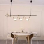 Đèn thả trần thủy tinh nghệ thuật Postmodernism BA6583