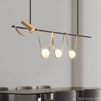 Đèn thả trần thủy tinh nghệ thuật Postmodernism BA6583