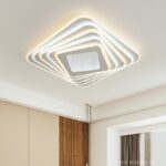 Đèn trần Acrylic năm tầng sáng nghệ thuật JS1344