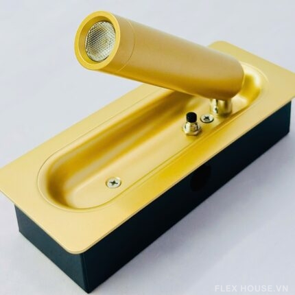 Đèn tường hiện đại lắp âm vách thân hợp kim VRT25