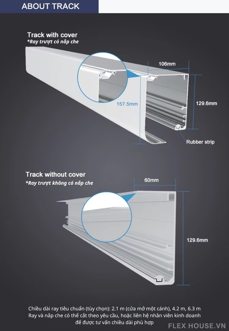 Phụ kiện cửa lùa điện độ ồn thấp cho khách sạn V50F 7 Phụ kiện cửa lùa điện độ ồn thấp cho khách sạn V50F