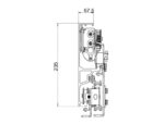Phụ kiện cửa trượt xếp lớp tự động tải nặng DTSC1000