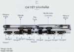 Phụ kiện cửa trượt xếp lớp tự động tải nặng DTSC1000