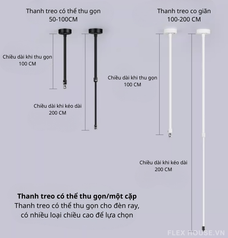 Ray trượt vuông đèn rọi 1 pha bằng nhôm và PC GD157 4 Ray trượt vuông đèn rọi 1 pha bằng nhôm và PC GD157