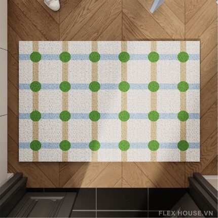Thảm chùi chân PVC dệt vòng kiểu Memphis SH1093