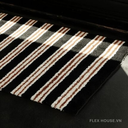 Thảm chùi chân vải nhung retro Maillard QZ4940