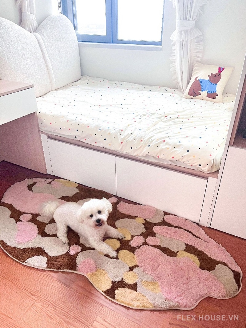 Thảm dệt nổi 3D mộc san decor phòng ngủ SH2752 6 Thảm dệt nổi 3D mộc san decor phòng ngủ SH2752