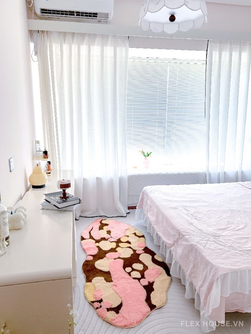 Thảm dệt nổi 3D mộc san decor phòng ngủ SH2752 5 Thảm dệt nổi 3D mộc san decor phòng ngủ SH2752