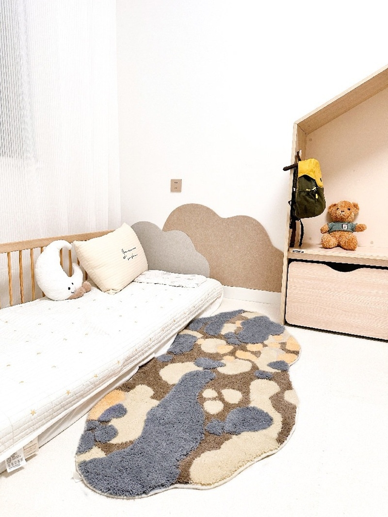 Thảm dệt nổi 3D mộc san decor phòng ngủ SH2752 9 Thảm dệt nổi 3D mộc san decor phòng ngủ SH2752