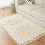 Thảm dệt tay họa tiết chần bông nổi ba chiều XF2527.01