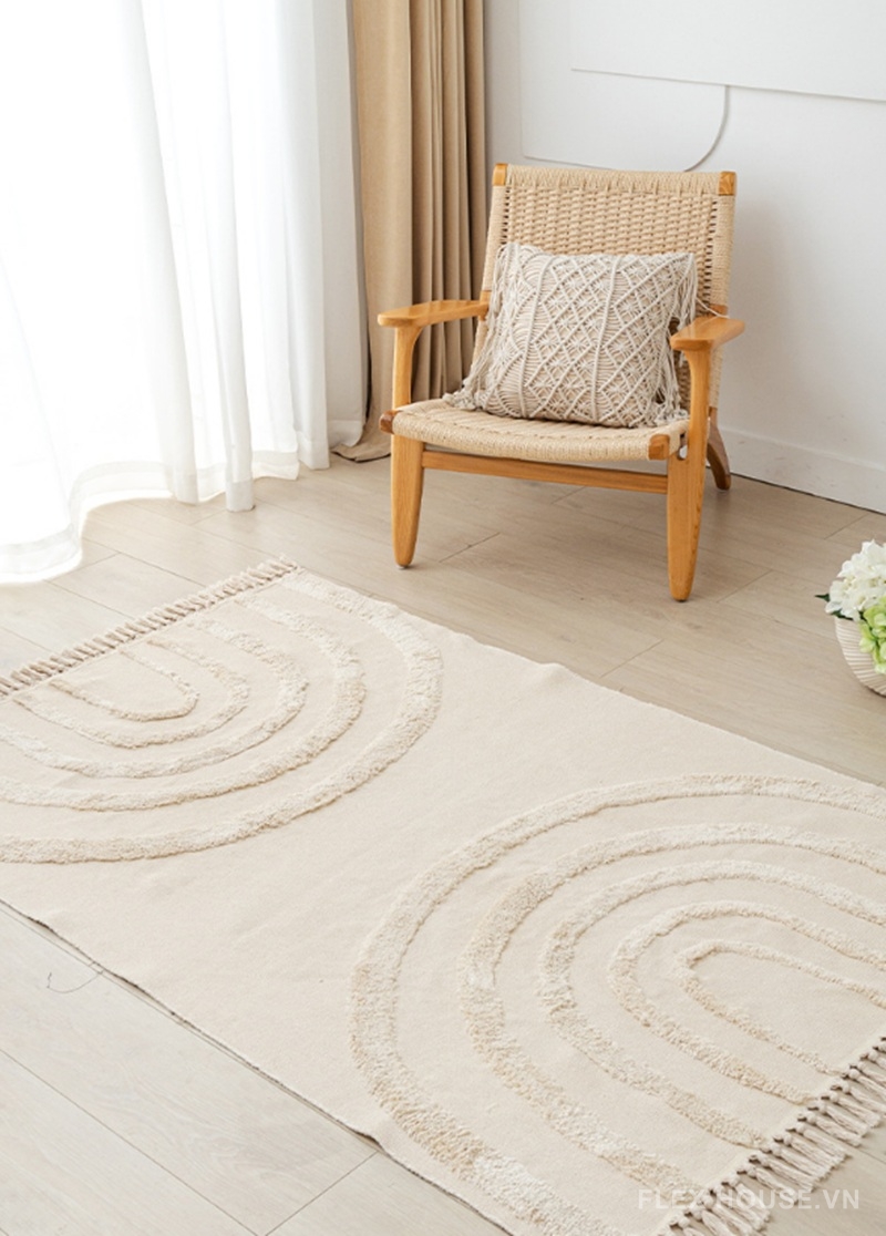 Thảm dệt tay họa tiết chần bông nổi ba chiều XF2527 4 Thảm dệt tay họa tiết chần bông nổi ba chiều XF2527