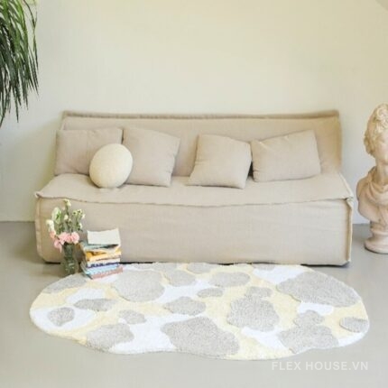 Thảm lông cừu trải sofa Landscape Art SH2755