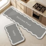 Thảm nhà bếp kiểu dáng uốn lượn Bắc Âu YY7215.03
