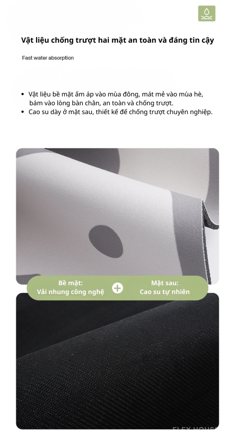 Thảm nhà bếp kiểu dáng uốn lượn Bắc Âu YY7215 3 Thảm nhà bếp kiểu dáng uốn lượn Bắc Âu YY7215