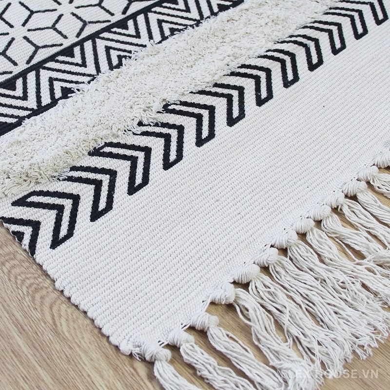 Thảm phong cách Bắc Âu trải sofa decor homestay XF5950 1 Thảm phong cách Bắc Âu trải sofa decor homestay XF5950