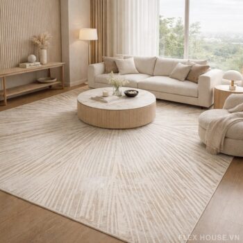 Thảm phòng khách hiệu ứng vệt xước nghệ thuật YN-NEH06