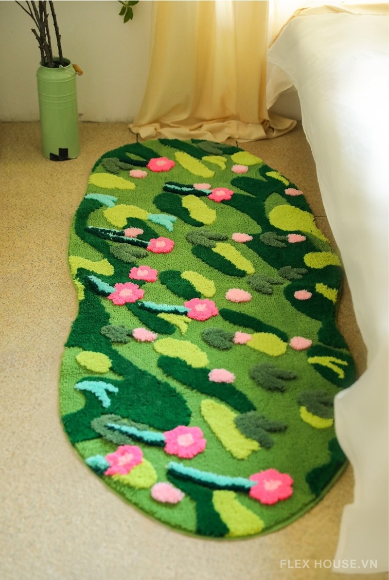 Thảm polyester dệt nổi 3D hệ thực vật bốn mùa SH2756 7 Thảm polyester dệt nổi 3D hệ thực vật bốn mùa SH2756