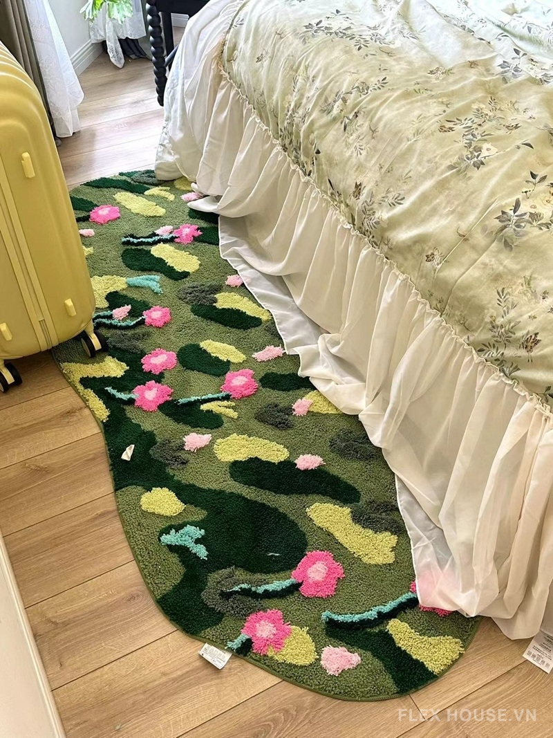 Thảm polyester dệt nổi 3D hệ thực vật bốn mùa SH2756 8 Thảm polyester dệt nổi 3D hệ thực vật bốn mùa SH2756