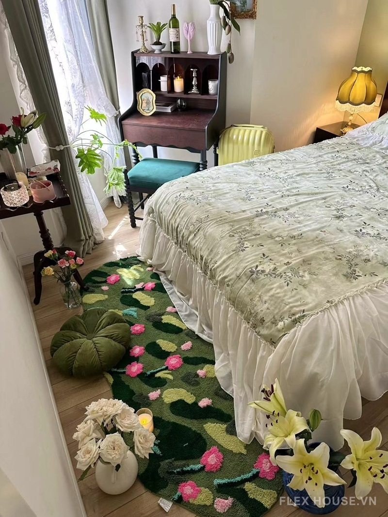 Thảm polyester dệt nổi 3D hệ thực vật bốn mùa SH2756 9 Thảm polyester dệt nổi 3D hệ thực vật bốn mùa SH2756