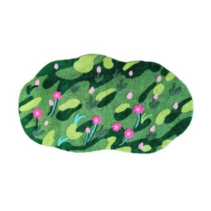 Thảm polyester dệt nổi 3D hệ thực vật bốn mùa SH2756