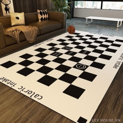 Thảm PVC phong cách chiết trung dễ vệ sinh SH5757