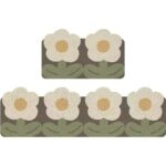 Thảm PVC trải bếp hình hoa chống bám bẩn YY1978.04