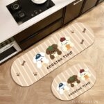 Thảm tảo cát chùi chân trải bếp chống trượt JX8558.01