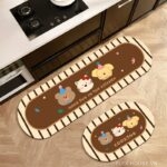 Thảm tảo cát đế cao su bám sàn êm chân JX8560