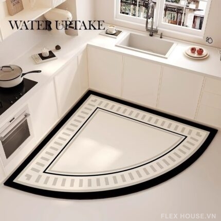 Thảm tảo cát hút nước chống trượt Minimal Modern JX9556.01