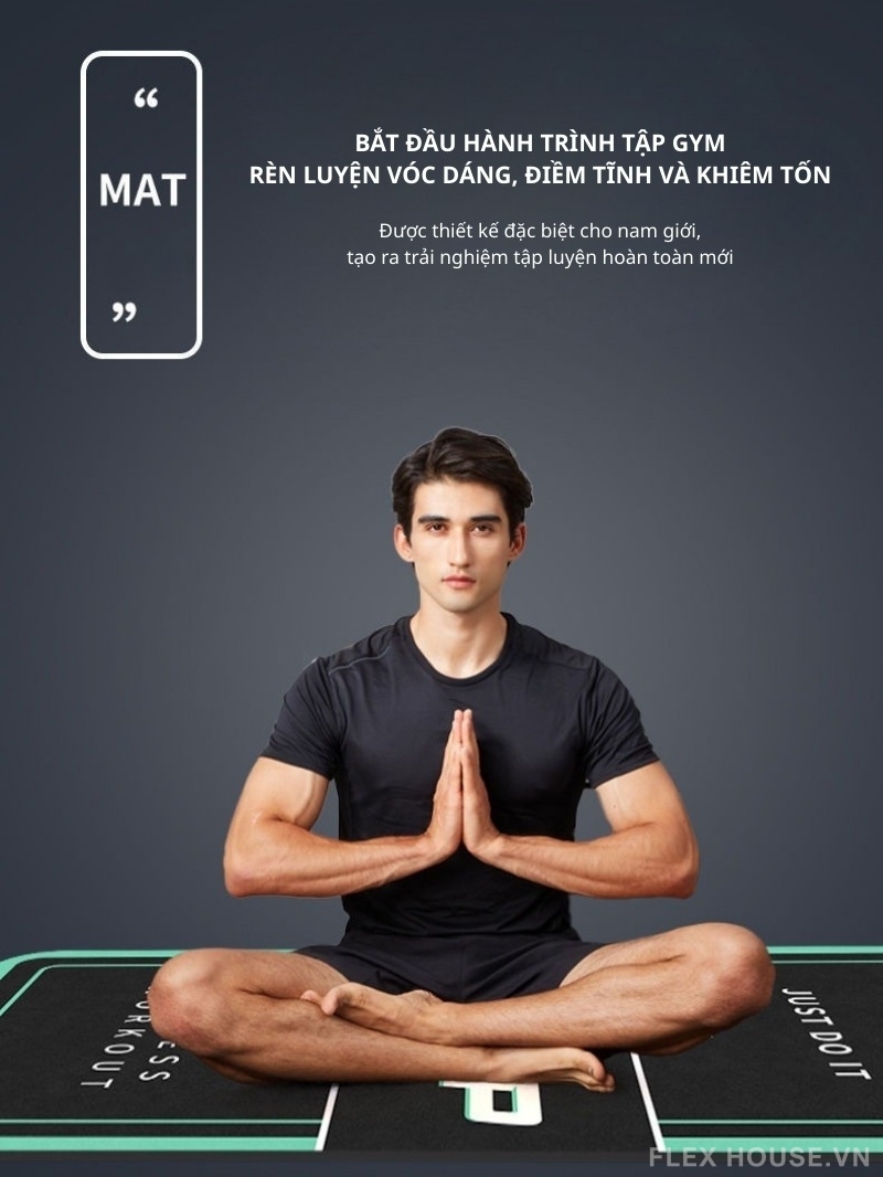 Thảm tập thể dục cho nam Jump Fitness chống sốc QZ2097 2 Thảm tập thể dục cho nam Jump Fitness chống sốc QZ2097