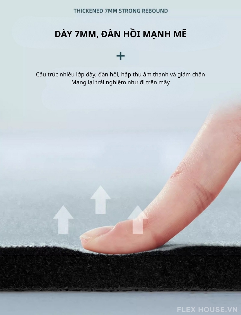 Thảm vận động nhảy lò cò giáo dục cho trẻ QZ8973 1 Thảm vận động nhảy lò cò giáo dục cho trẻ QZ8973