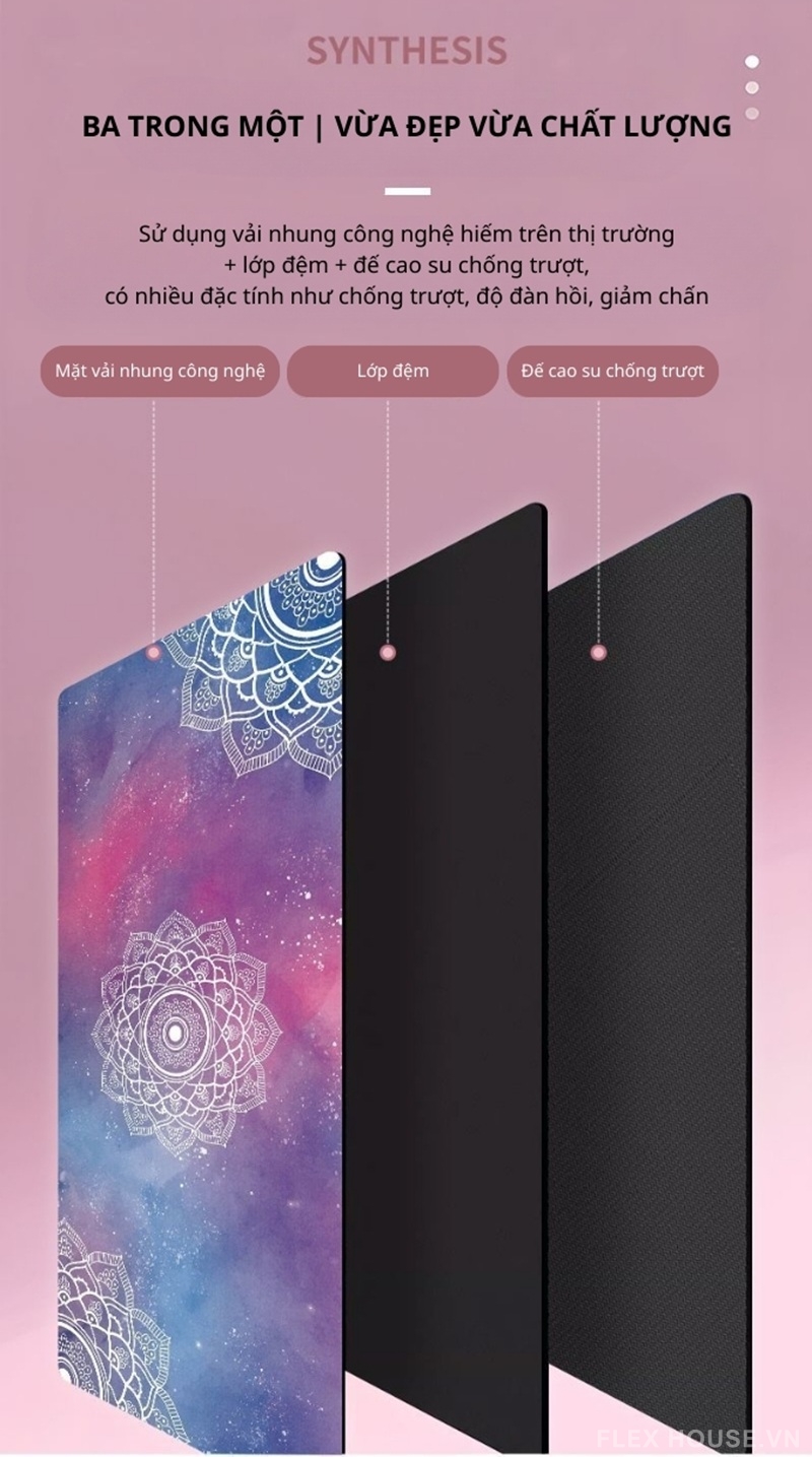 Thảm TPE chống trượt cách âm Cosmic Zen QZ7014 3 Thảm TPE chống trượt cách âm Cosmic Zen QZ7014