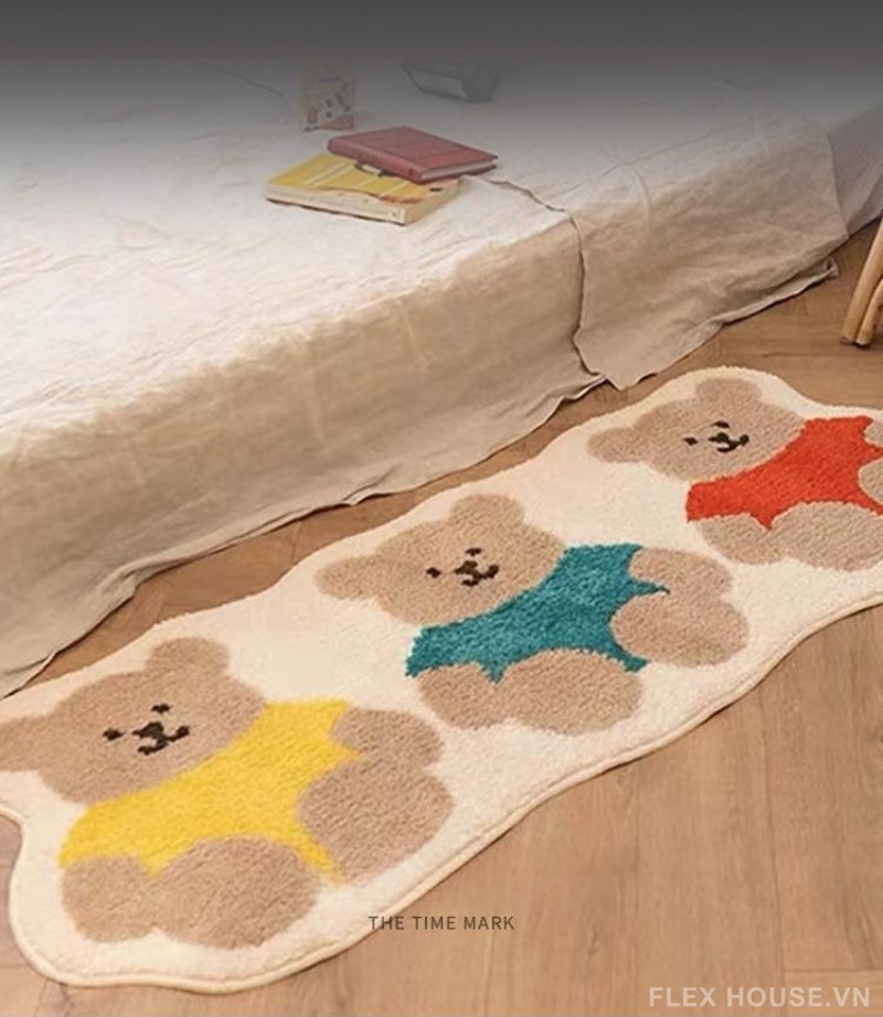 Thảm trải cạnh giường chống trượt phòng bé YY4807 1 Thảm trải cạnh giường chống trượt phòng bé YY4807