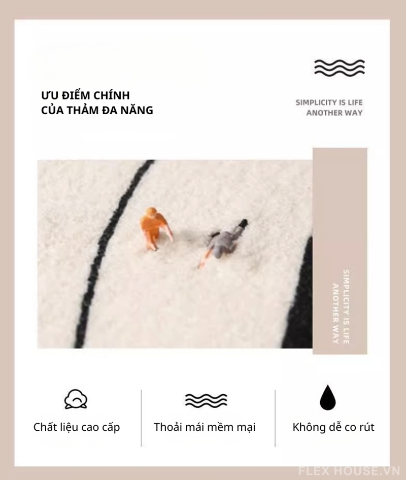 Thảm trải phòng ngủ chữ Graphic hiện đại JX5707 2 Thảm trải phòng ngủ chữ Graphic hiện đại JX5707