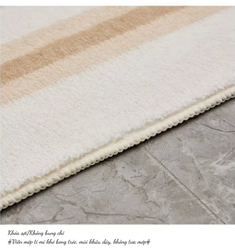 Thảm lông ngắn sọc màu chấm bò sữa ngẫu hứng YY6915 5 Thảm lông ngắn sọc màu chấm bò sữa ngẫu hứng YY6915