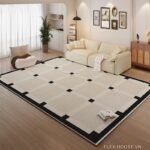 Thảm trải sàn hình học tối giản Bauhaus JX7063