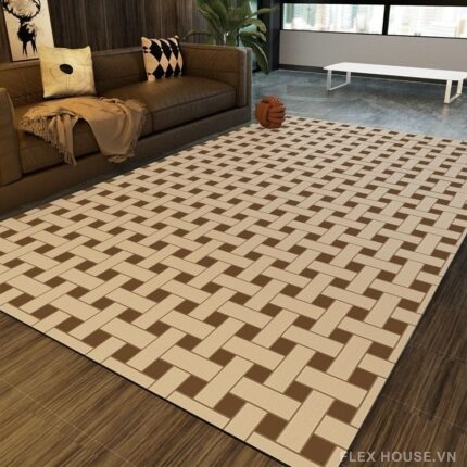 Thảm trải sàn họa tiết đan style Paris thanh lịch SH5758.01