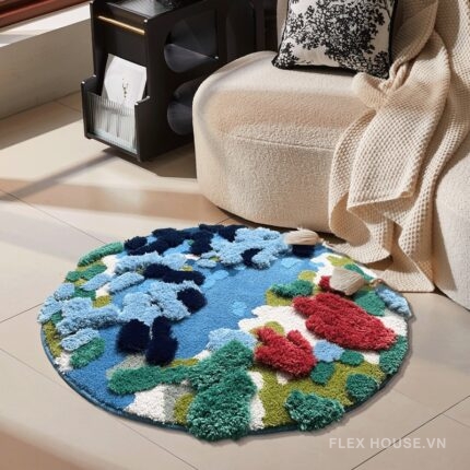 Thảm trang trí địa hình nghệ thuật hữu cơ JT4132