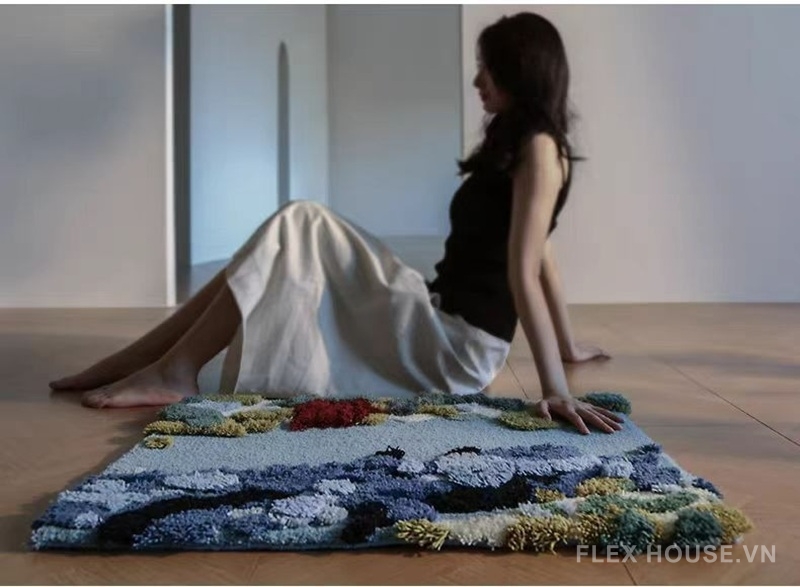 Thảm trang trí địa hình nghệ thuật hữu cơ JT4132 8 Thảm trang trí địa hình nghệ thuật hữu cơ JT4132