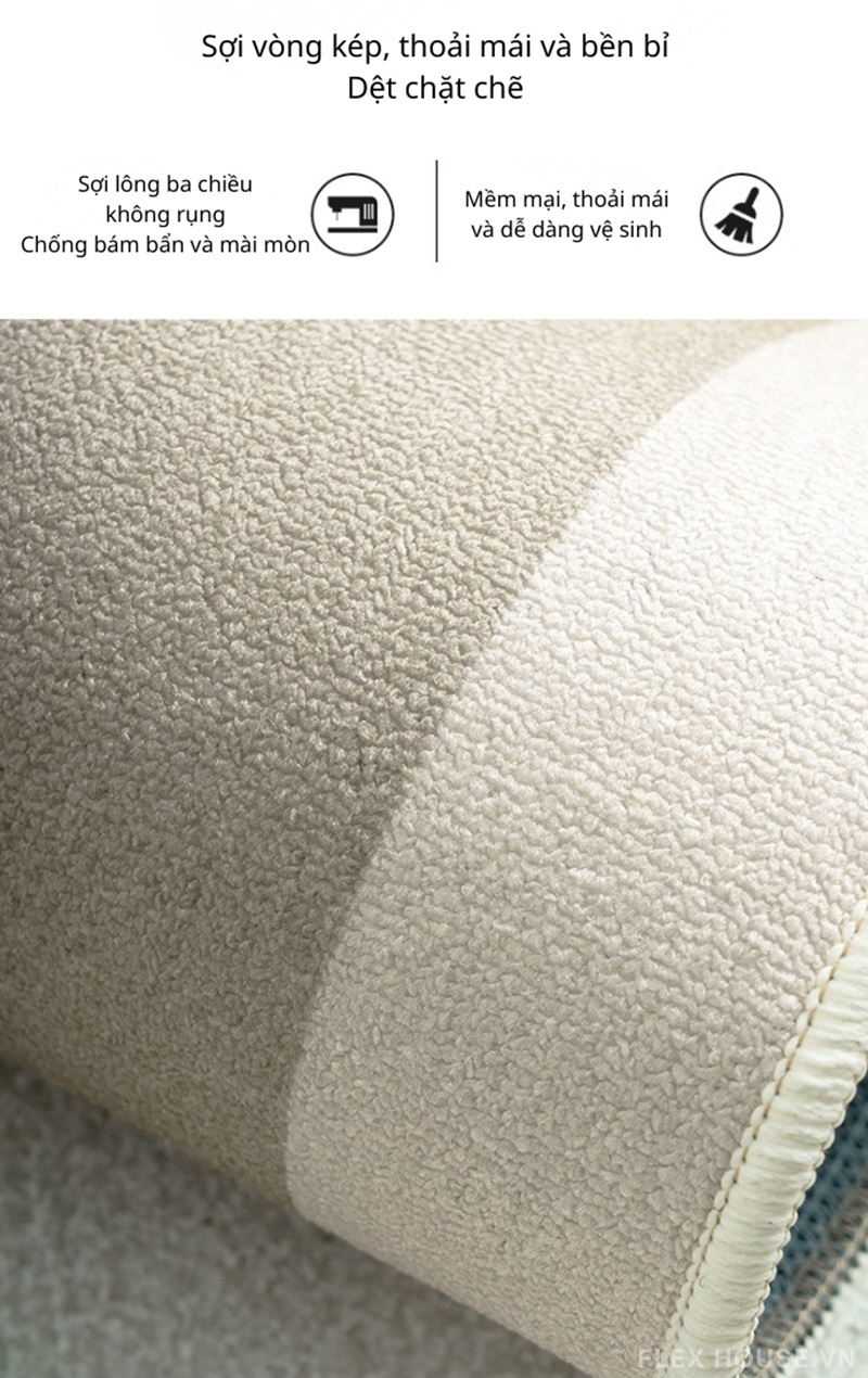 Thảm trải sàn hình học tối giản Bauhaus JX7063 6 Thảm trải sàn hình học tối giản Bauhaus JX7063