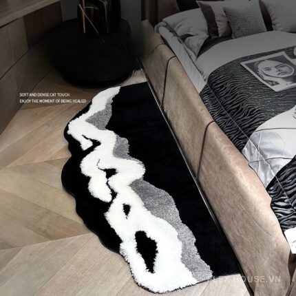 Thảm trang trí tuyết đầu mùa phủ trên núi mây SH2753